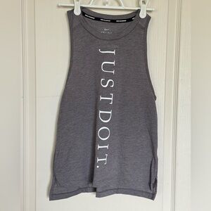 Nike Dri Fit Women's Charcoal Muscle Tee